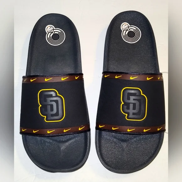 Nike Offcourt MLB San Diego Padres Slide Men\'s Shoes Nike San Diego Padres Mens Offcourt Sandal MLB Baseball Team  main image 4